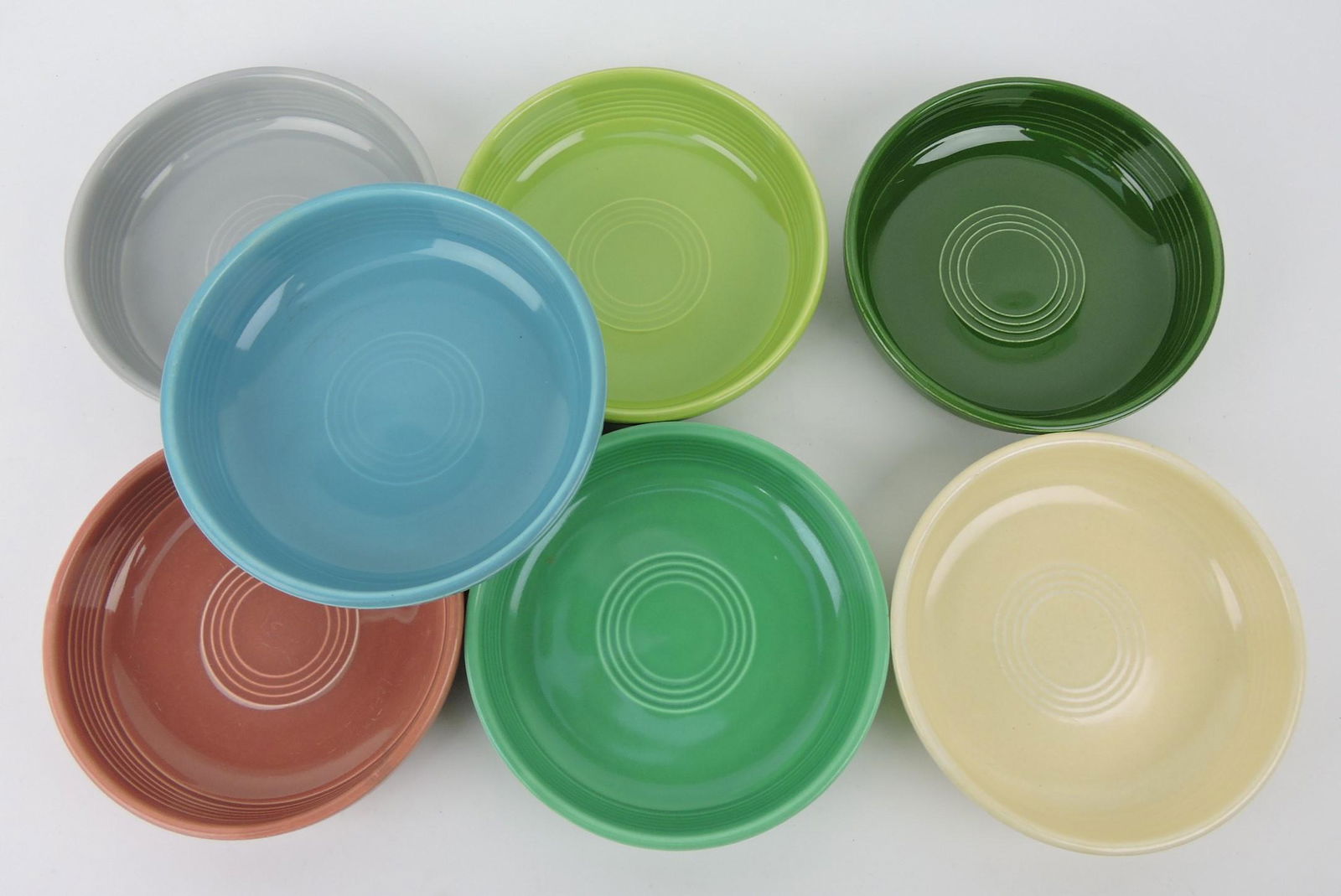 Fiesta 6" dessert group, 7 mixed (1 of 1)