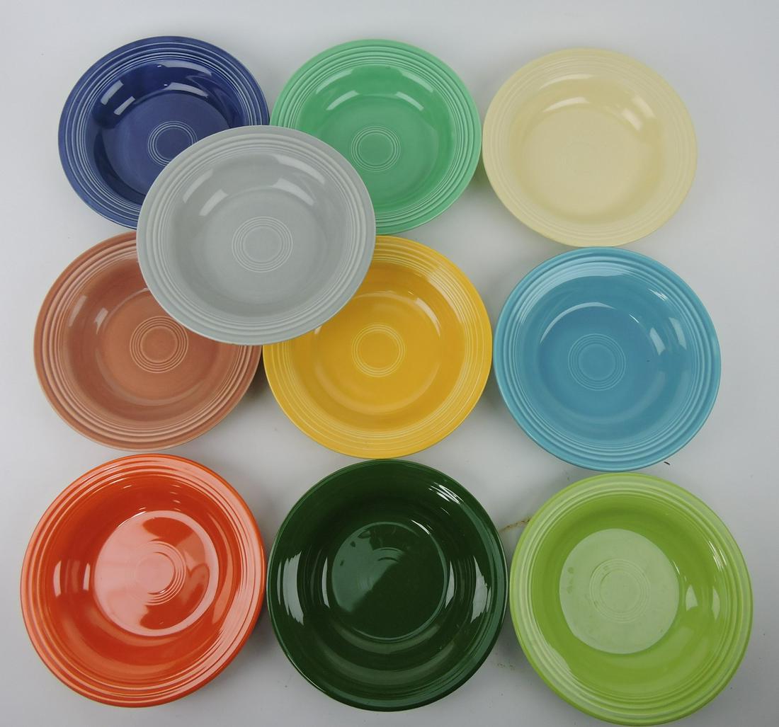 Fiesta deep plate group, 10 mixed (1 of 1)
