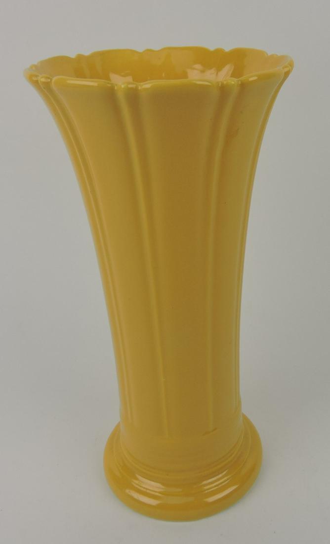 Fiesta 12" flower vase, yellow, minor (1 of 1)