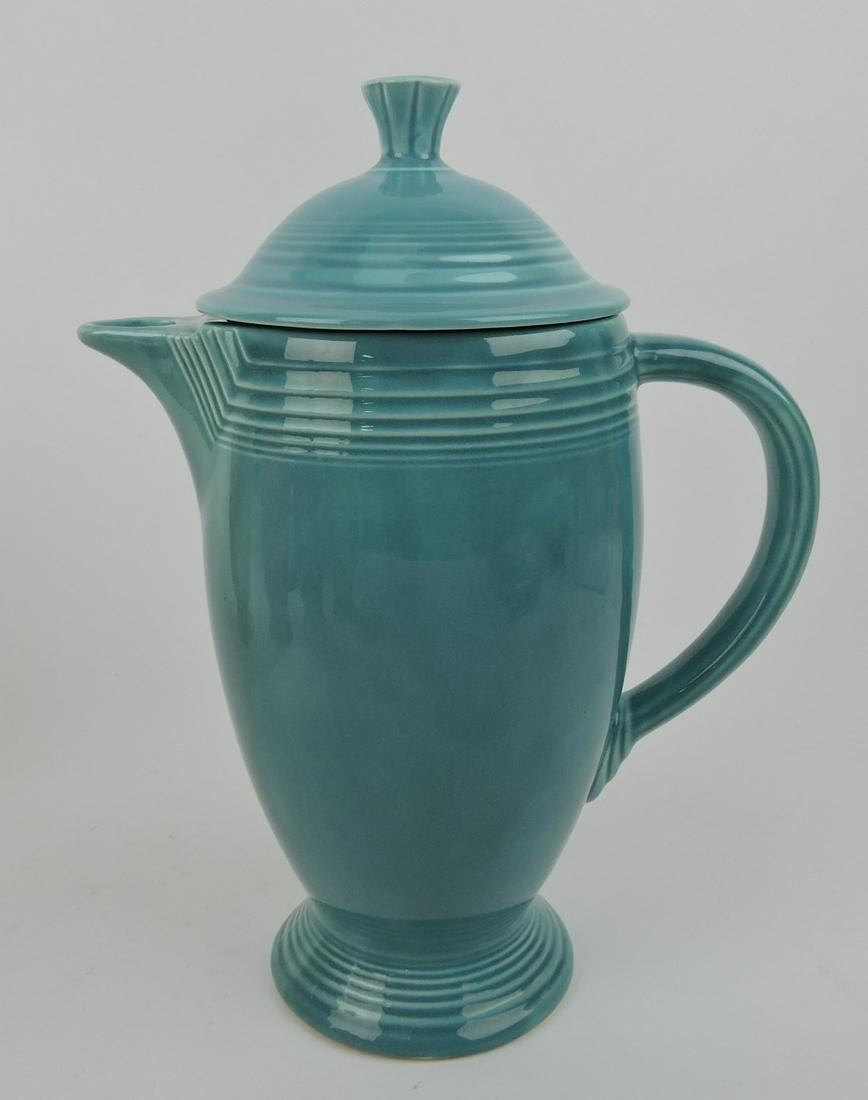 Fiesta coffee pot, turquoise (1 of 1)
