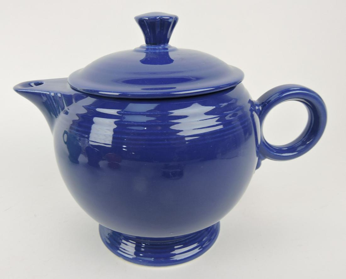 Fiesta large teapot, cobalt (1 of 1)