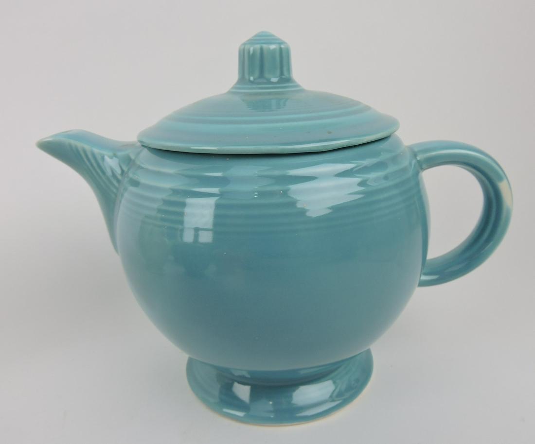 Fiesta medium teapot, turquoise (1 of 1)
