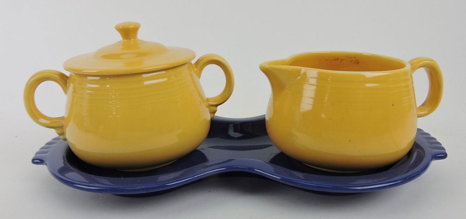 Fiesta promotional cream, sugar, tray set - (1 of 1)