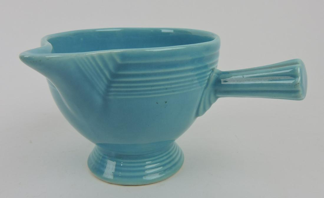 Fiesta stick handled creamer, turquoise (1 of 1)