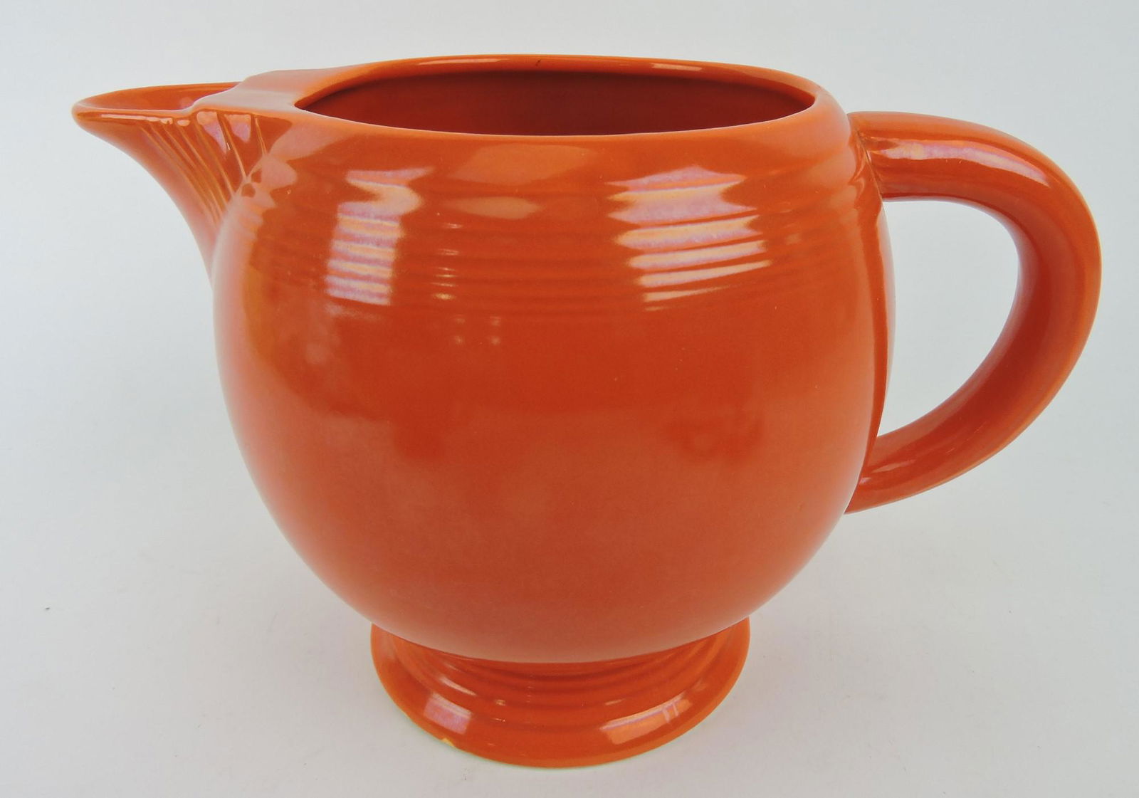 Fiesta ice lip pitcher, red (1 of 1)