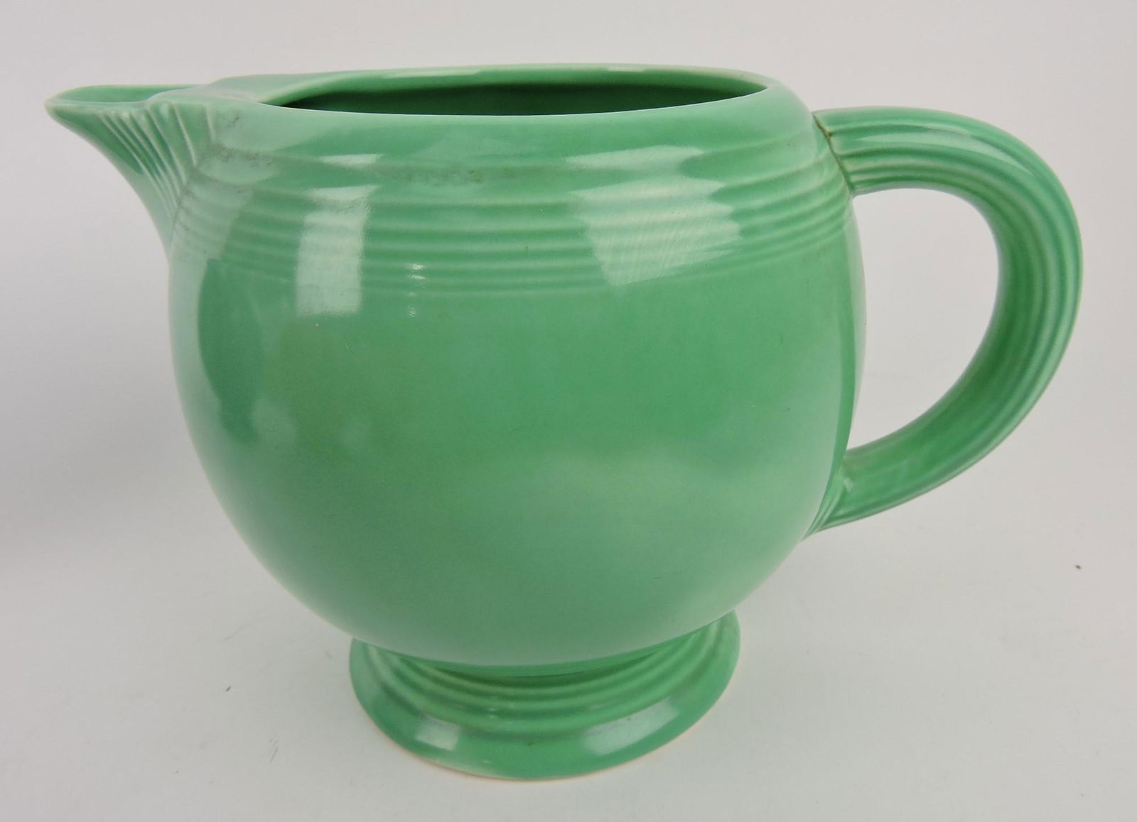 Fiesta ice lip pitcher, green (1 of 1)