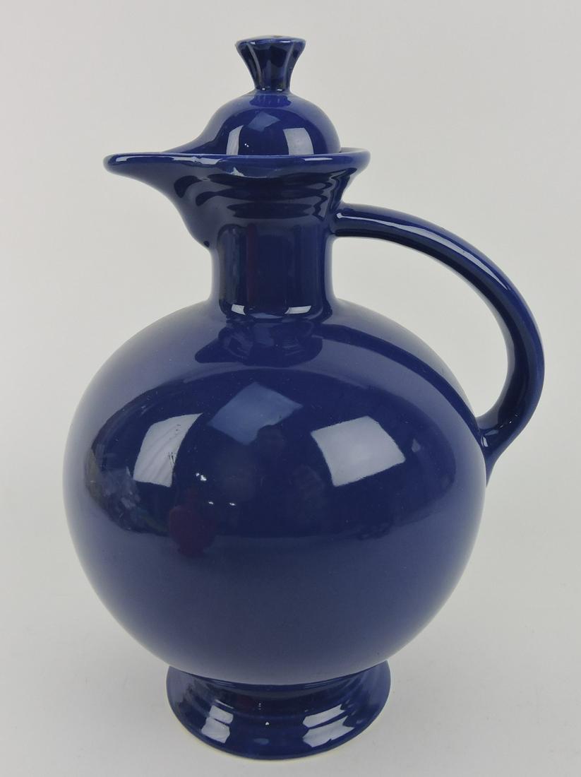 Fiesta carafe, cobalt, nick to finial (1 of 1)