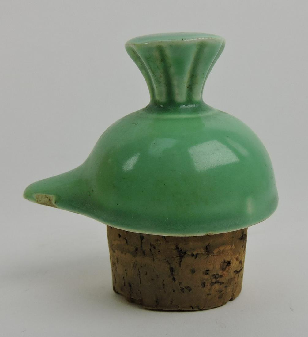 Fiesta carafe lid only, green (chip, nick) (1 of 1)