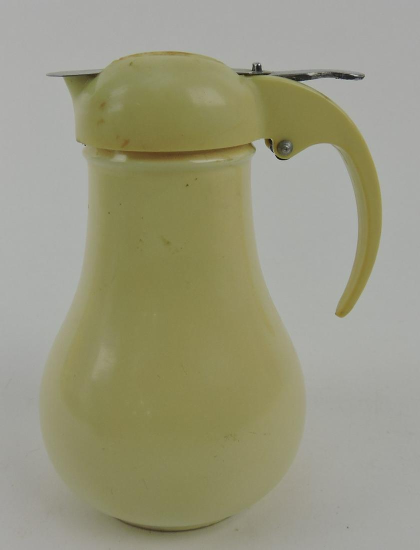 Fiesta syrup pitcher, ivory (1 of 1)