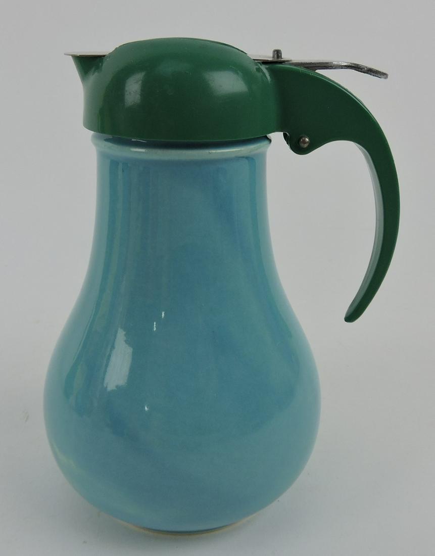 Fiesta syrup pitcher, turquoise (1 of 1)
