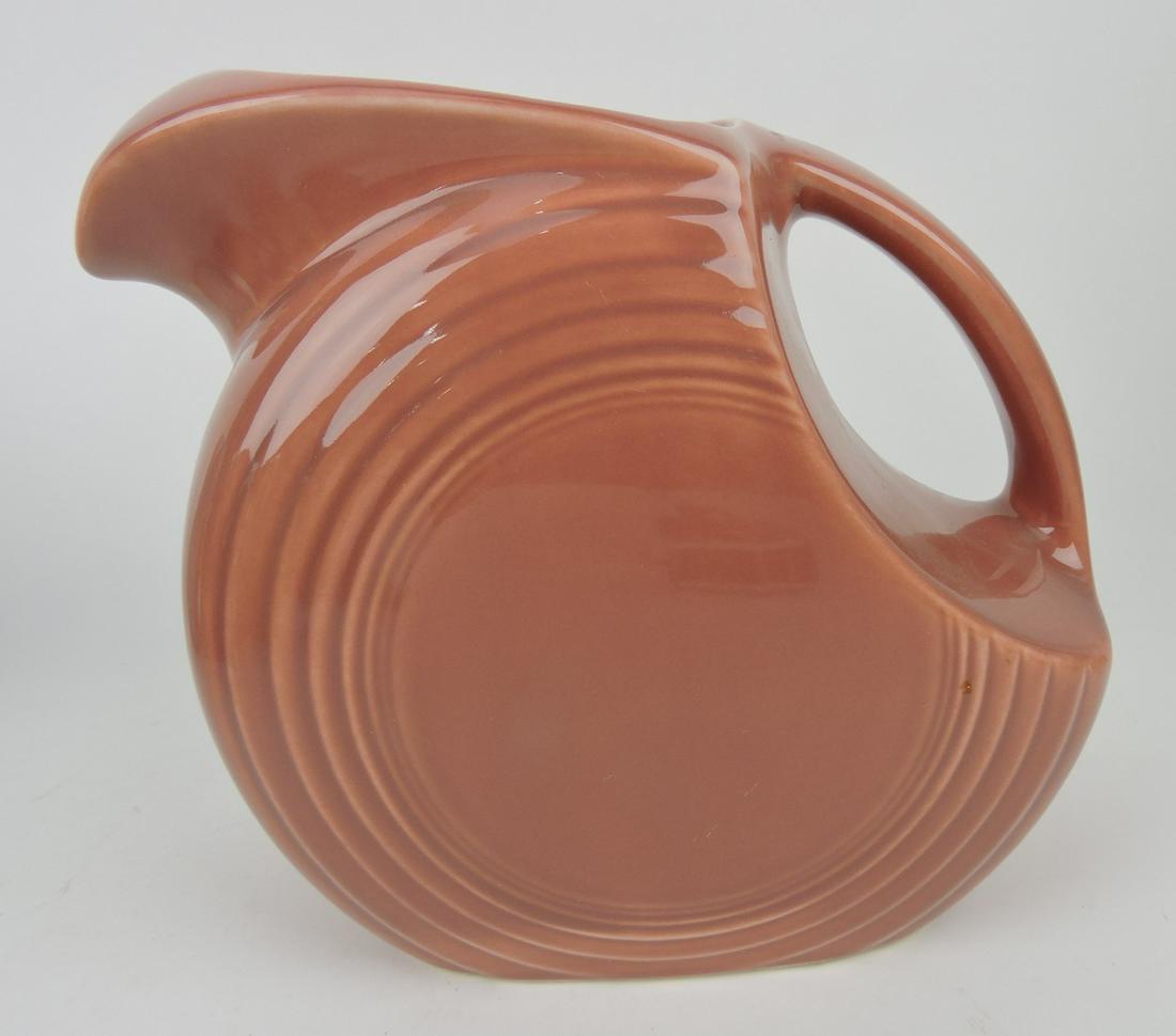 Fiesta disc water pitcher, rose (1 of 1)
