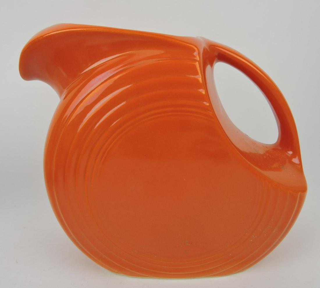 Fiesta disc water pitcher, red (1 of 1)