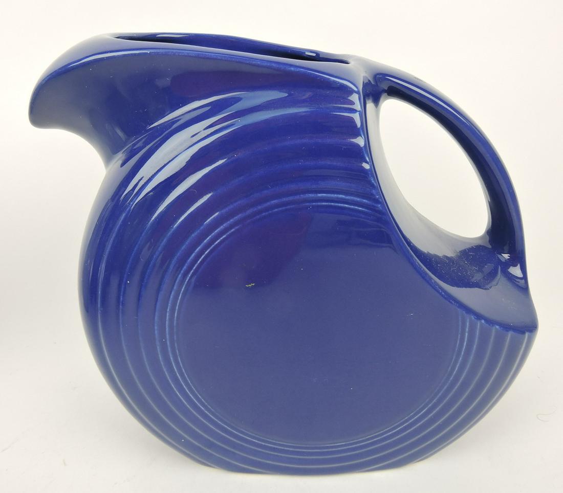 Fiesta disc water pitcher, cobalt (1 of 1)