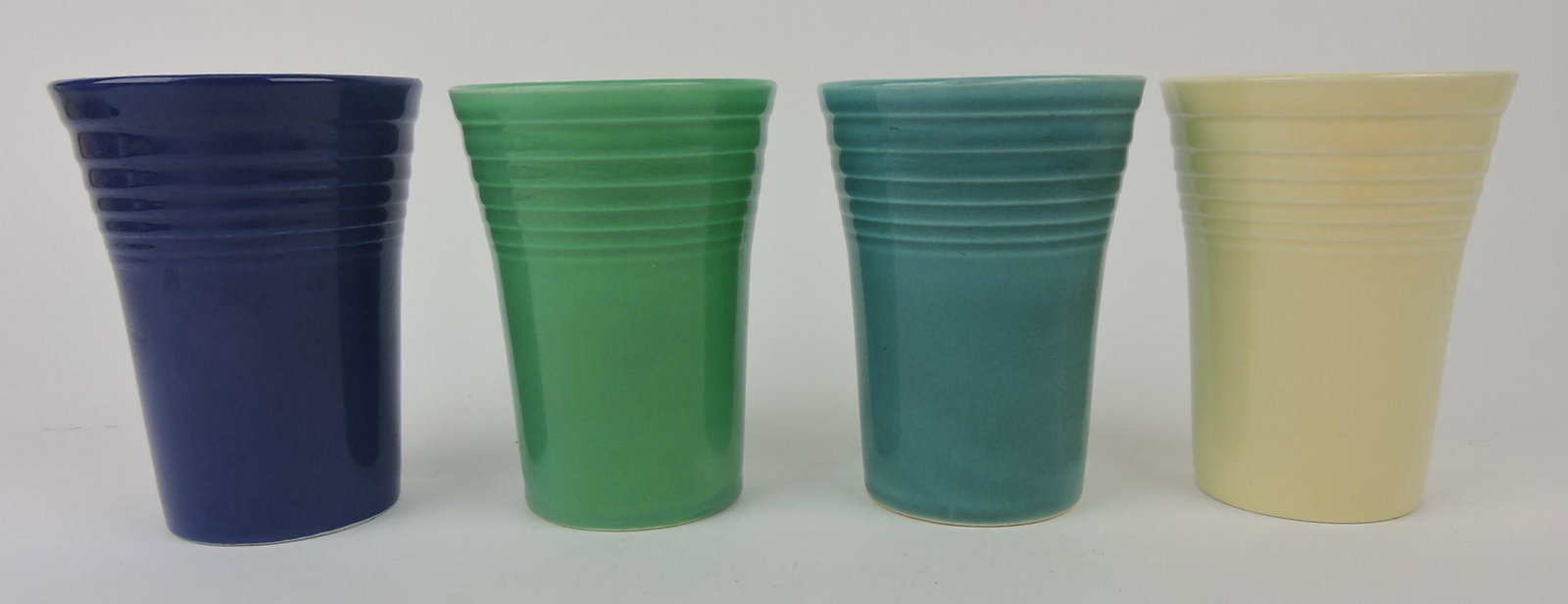 Fiesta water tumbler group, 4 mixed: .