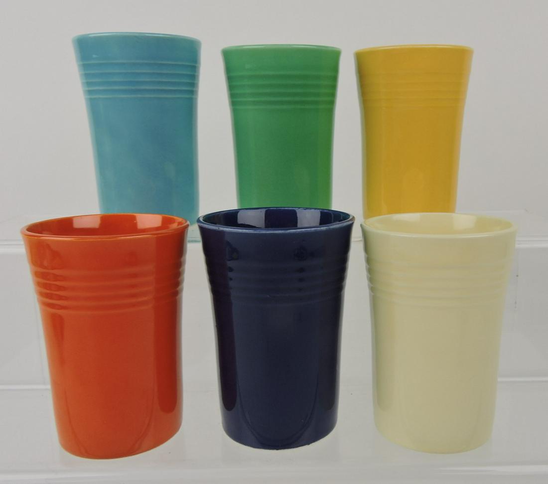 Fiesta juice tumbler group, all 6 original: colors