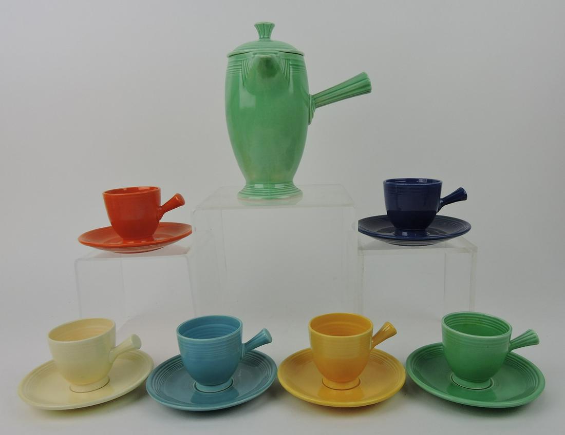 Fiesta demitasse coffee service with (1 of 1)