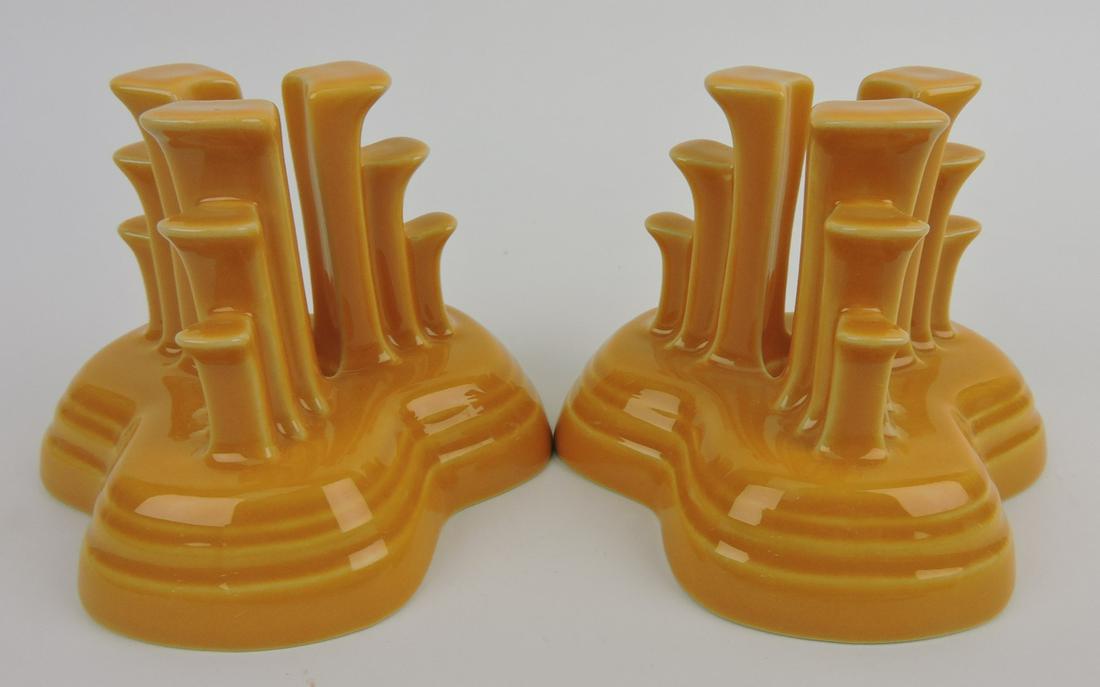 Fiesta Post 86 pair of pyramid candle (1 of 1)