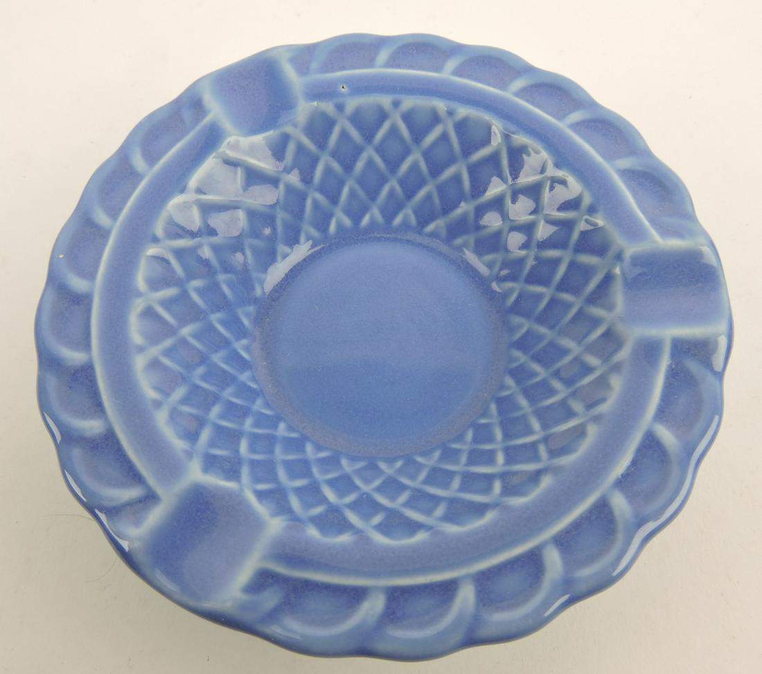 Fiesta Harlequin basketweave ashtray, (1 of 1)