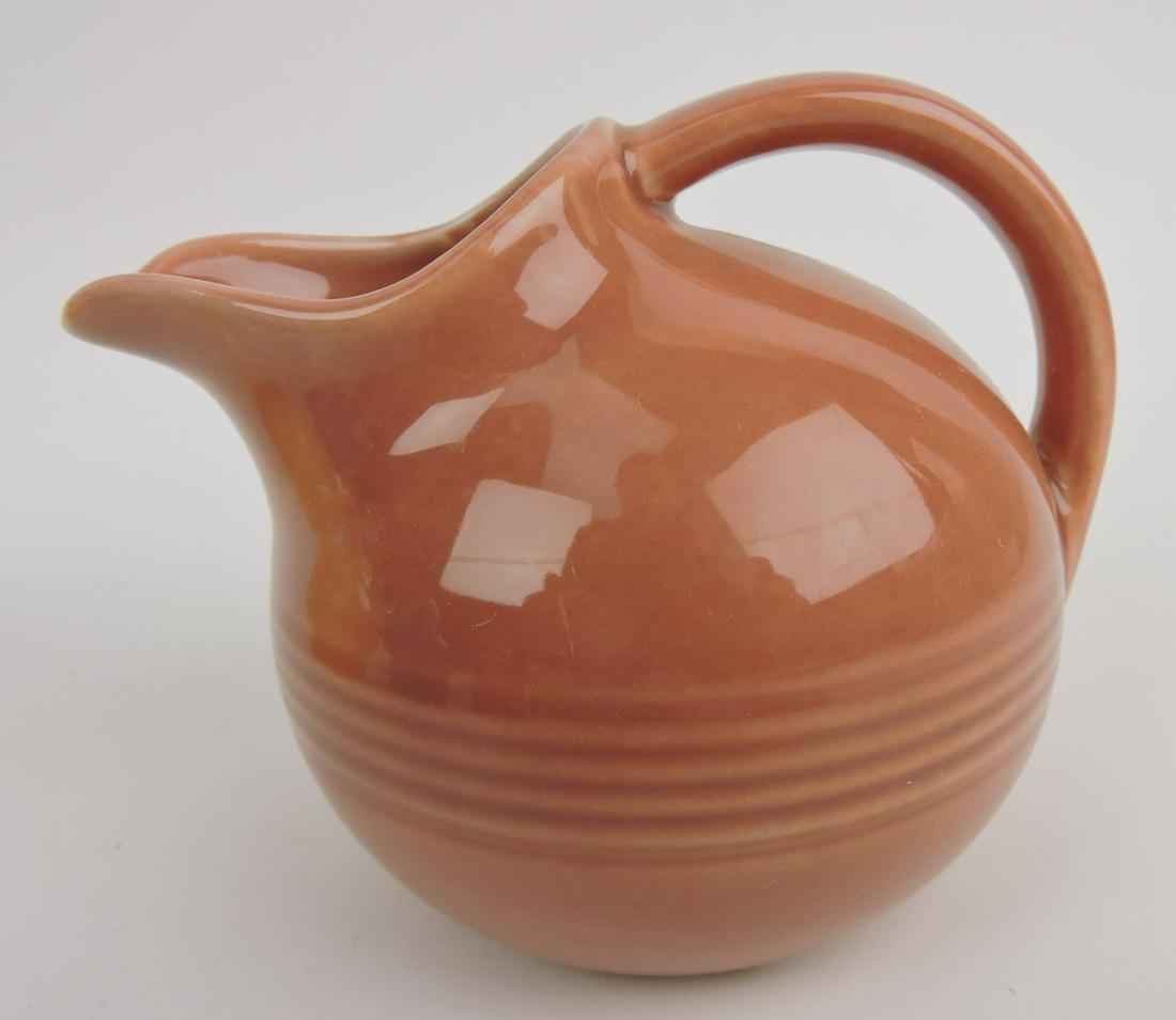 Fiesta Harlequin novelty creamer,: rose