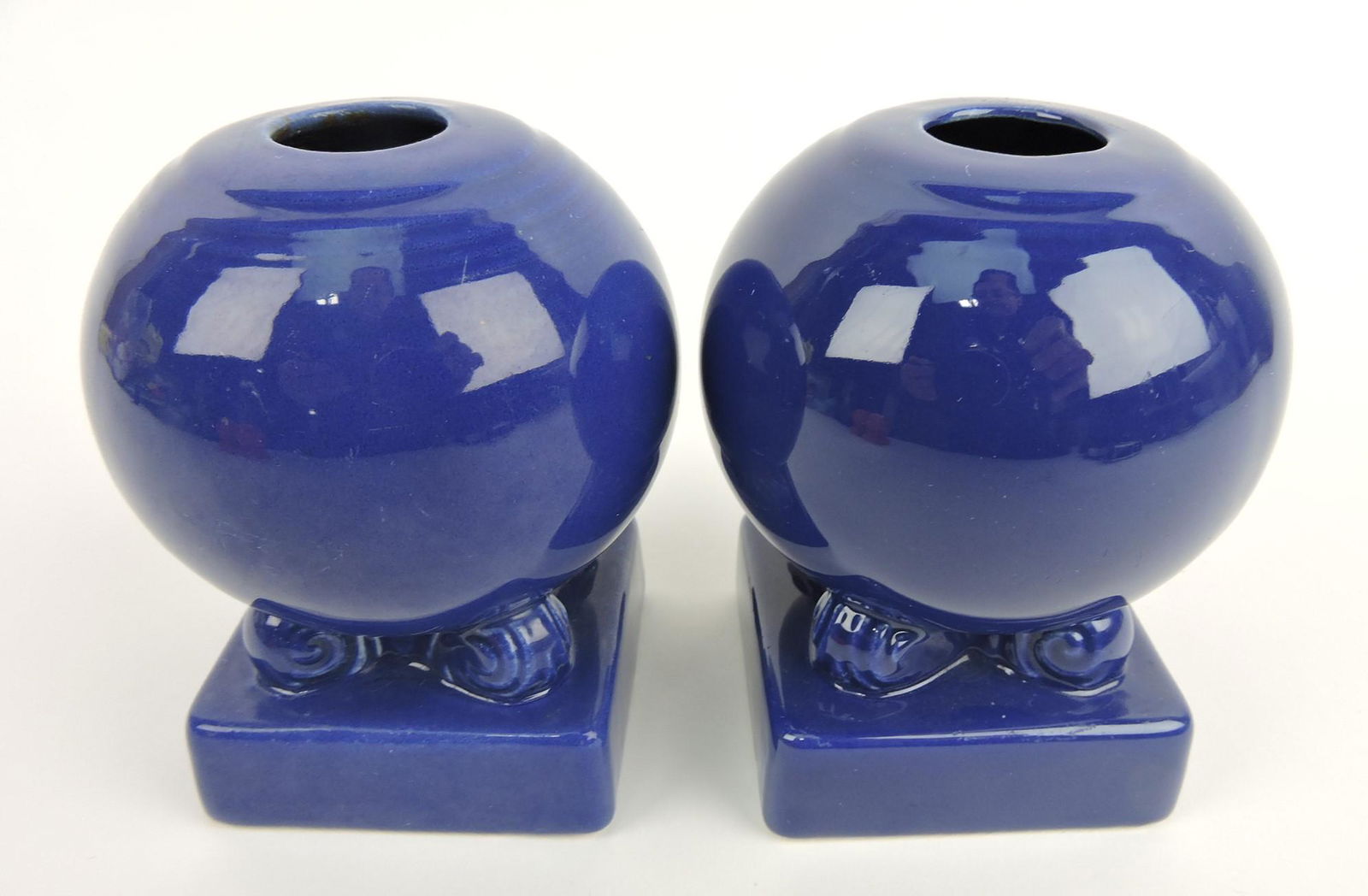 Fiesta pair of bulb candle holders, (1 of 1)