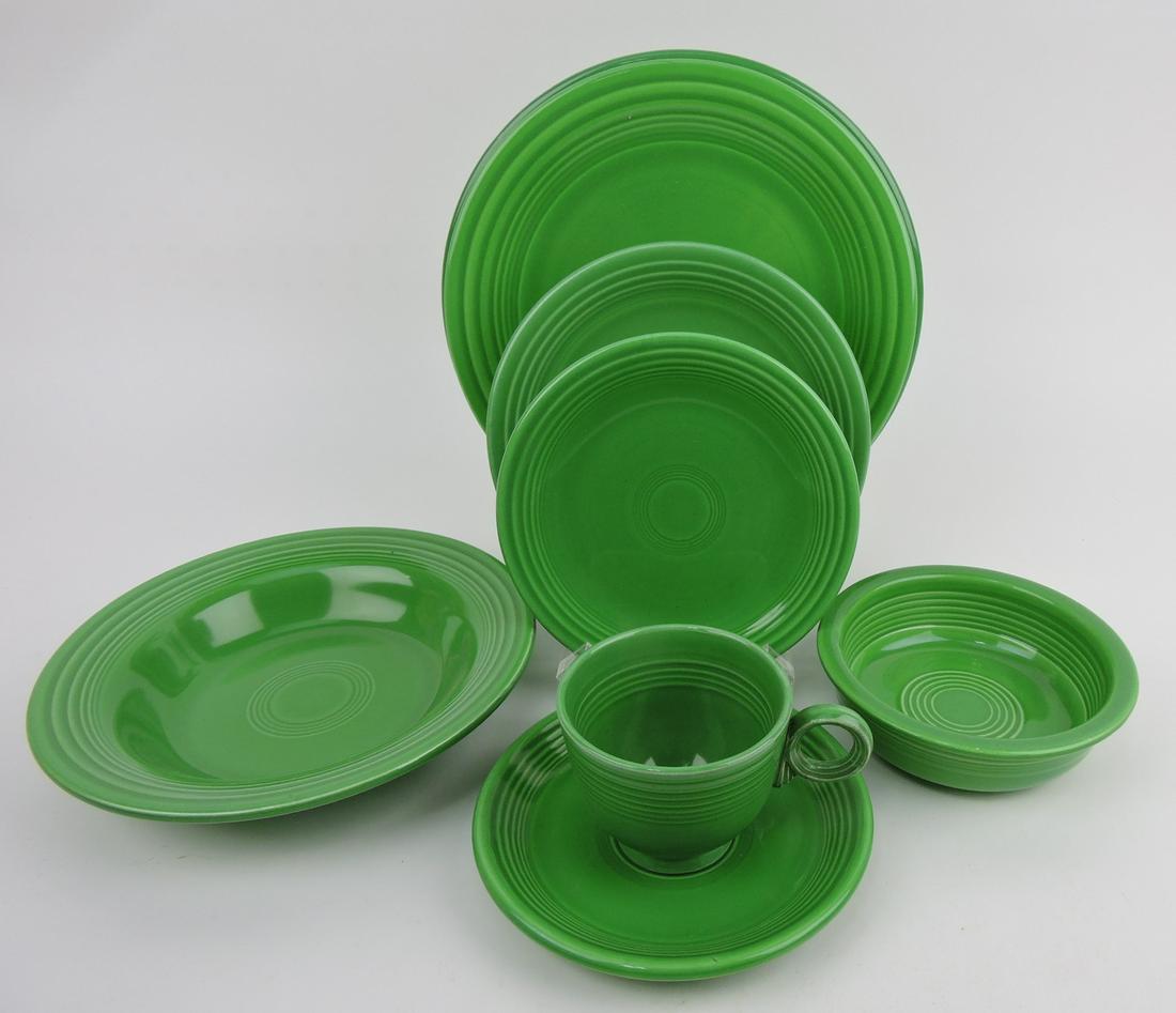 Fiesta 8 piece place setting, medium green, (1 of 1)