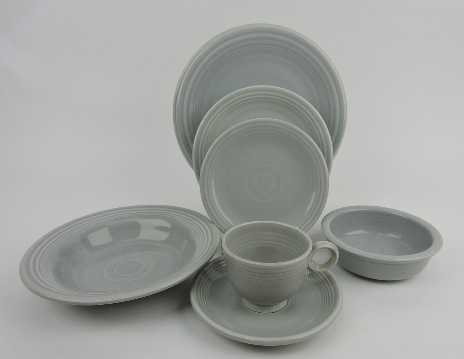 Fiesta 8 piece place setting, gray, (1 of 1)