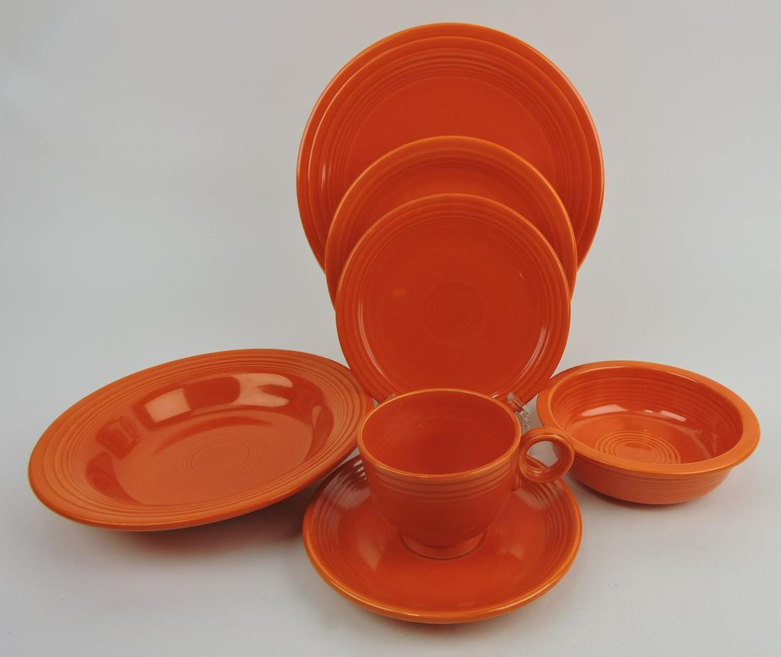 Fiesta 8 piece place setting, red, (1 of 1)