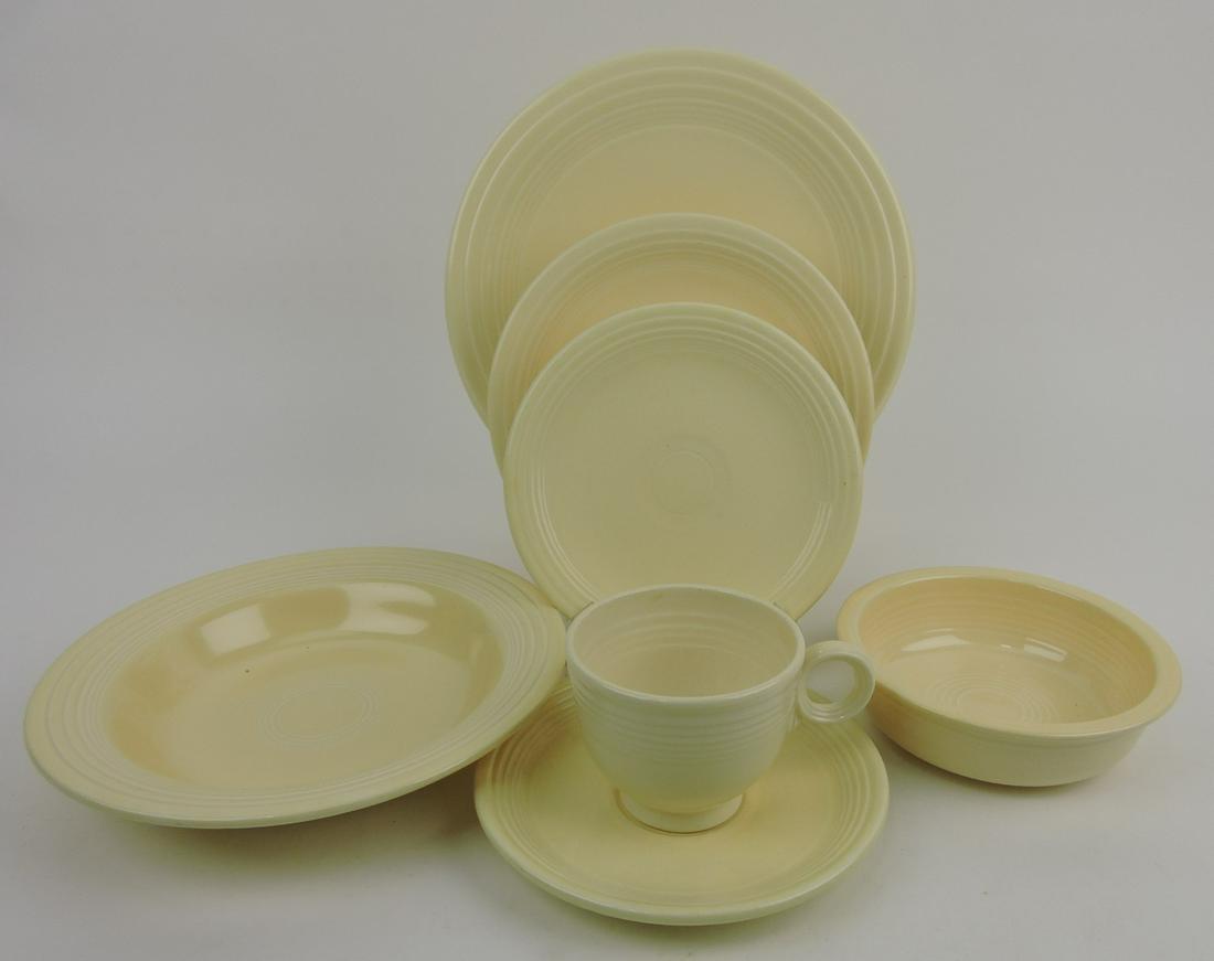 Fiesta 8 piece place setting, ivory, (1 of 1)