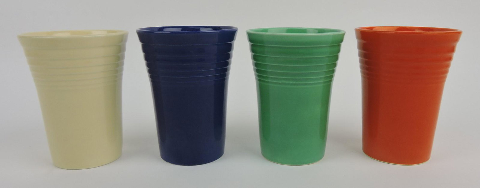 Fiesta water tumbler group, 4 mixed: .