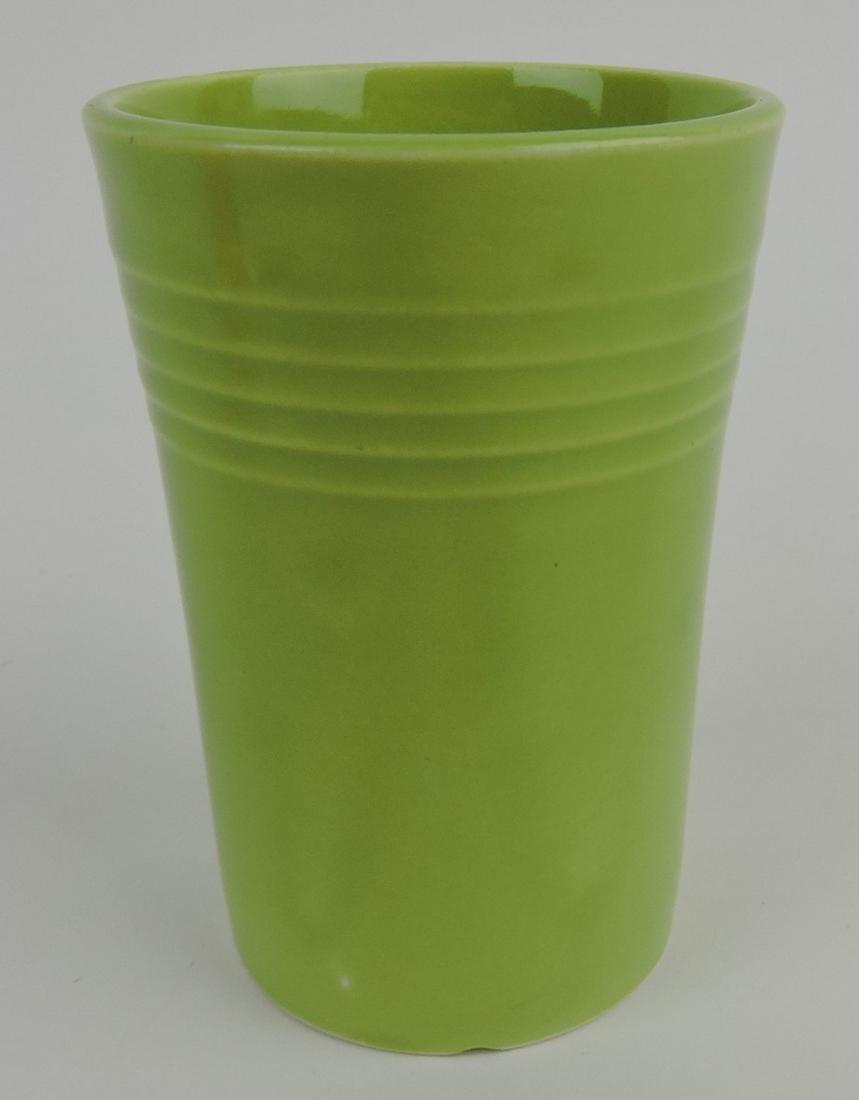 RARE Fiesta juice tumbler, chartreuse,: chip to base