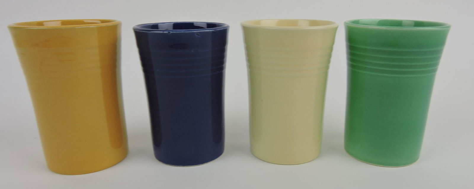 Fiesta juice tumbler group, 4 mixed: .