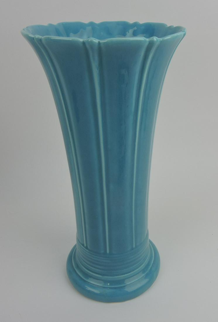 Fiesta 12" flower vase, turquoise (1 of 1)