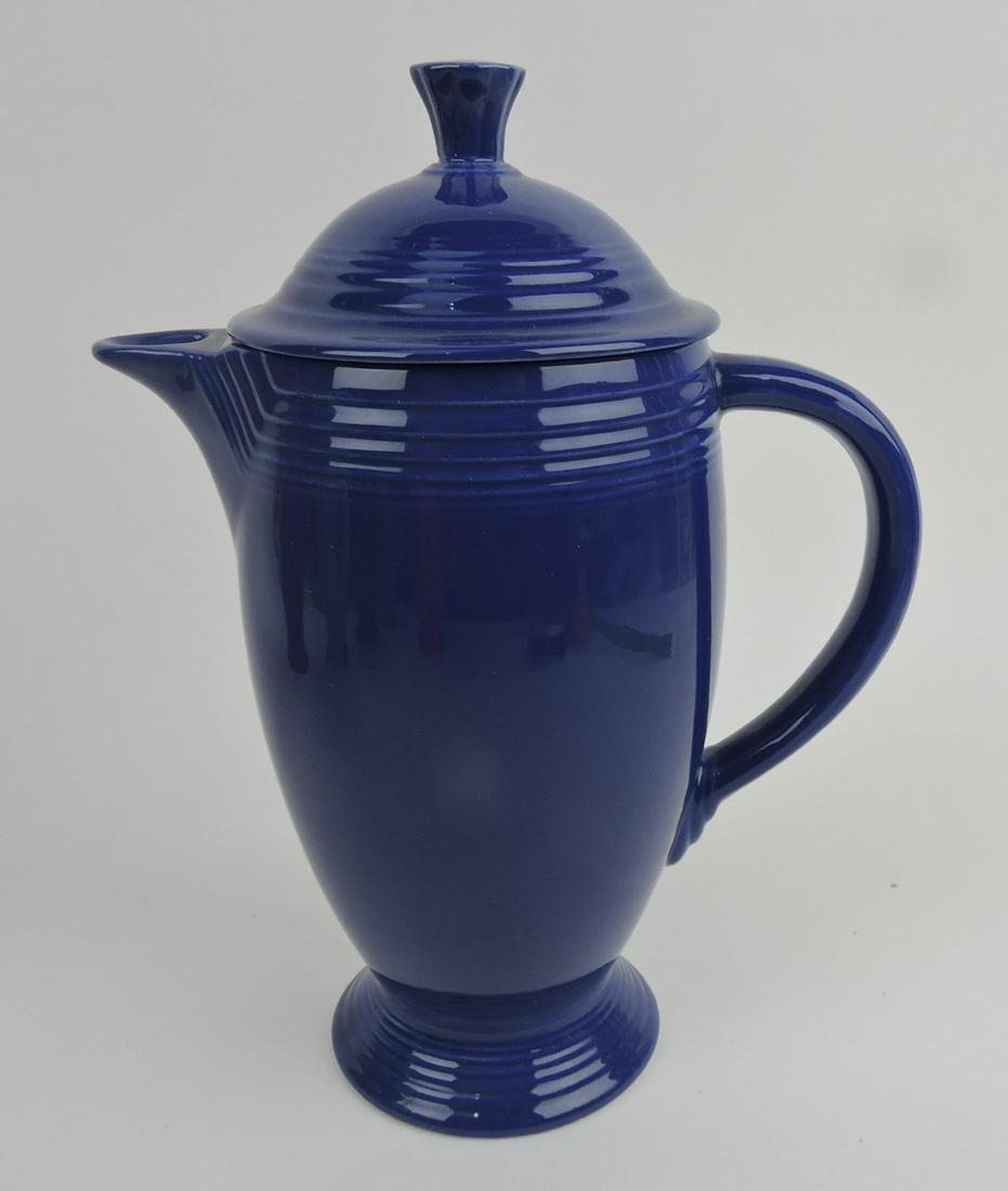 Fiesta coffee pot, cobalt (1 of 1)