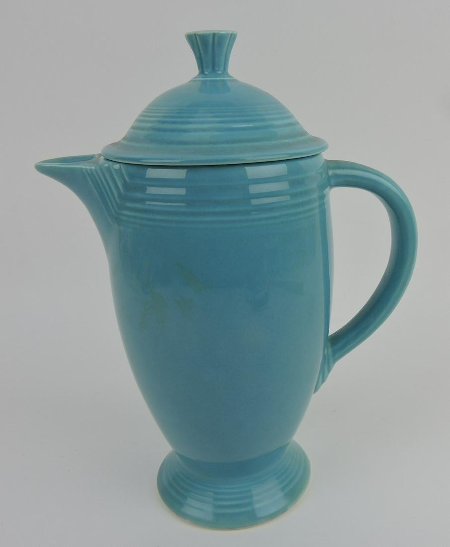 Fiesta coffee pot, turquoise (1 of 1)