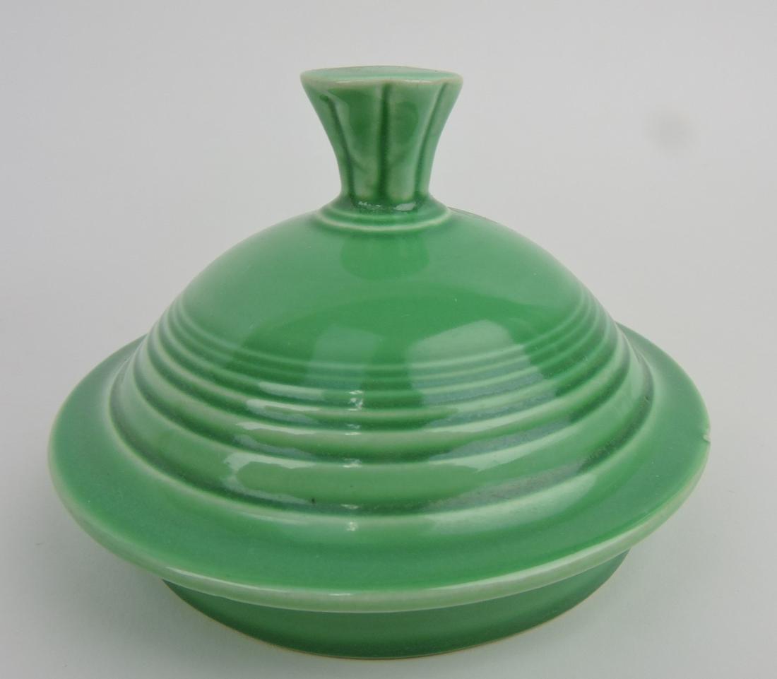 Fiesta coffee pot lid, green (1 of 1)