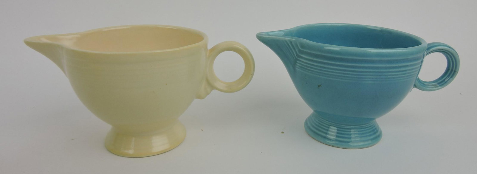 Fiesta cream & sugar group - ivory and: turquoise