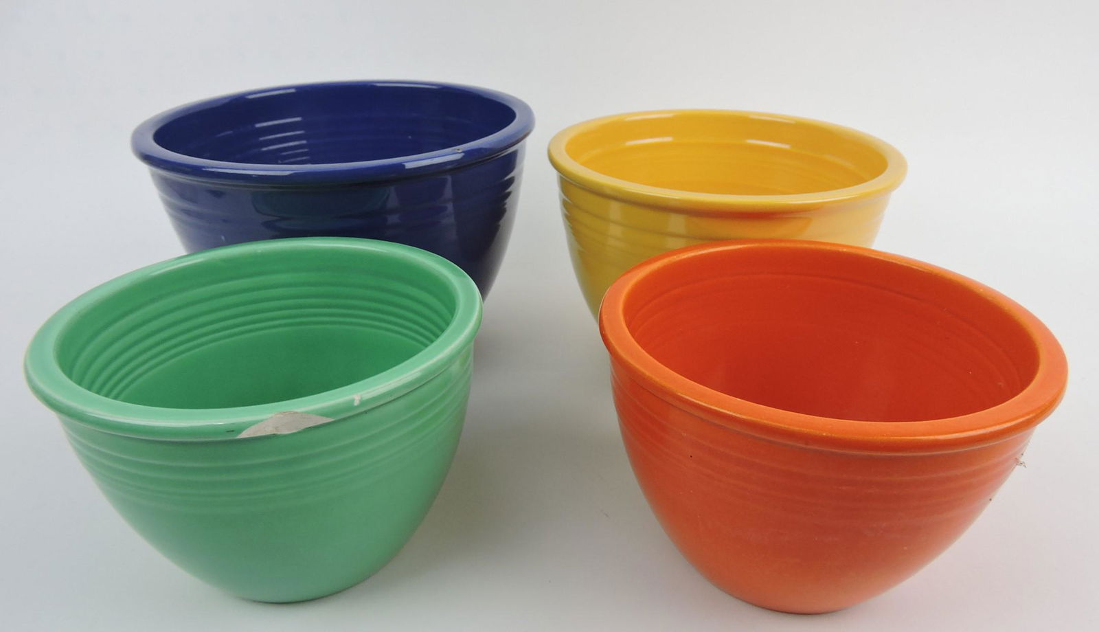 Fiesta lot of 4 mixing bowls, various (1 of 1)