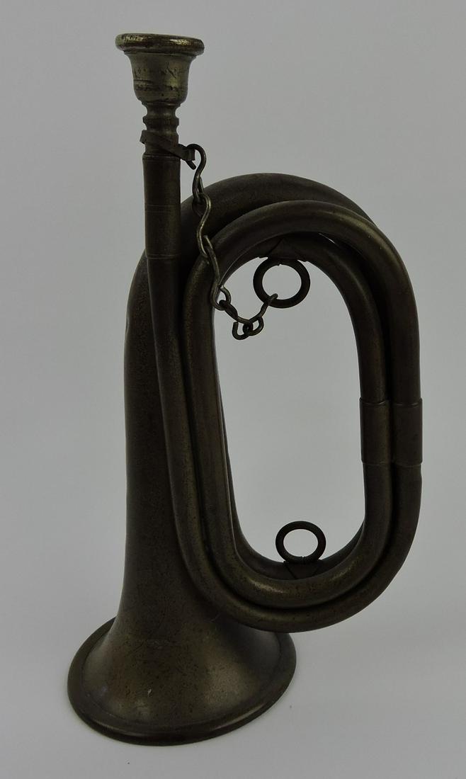 Brass bugle, 9 1/2": .