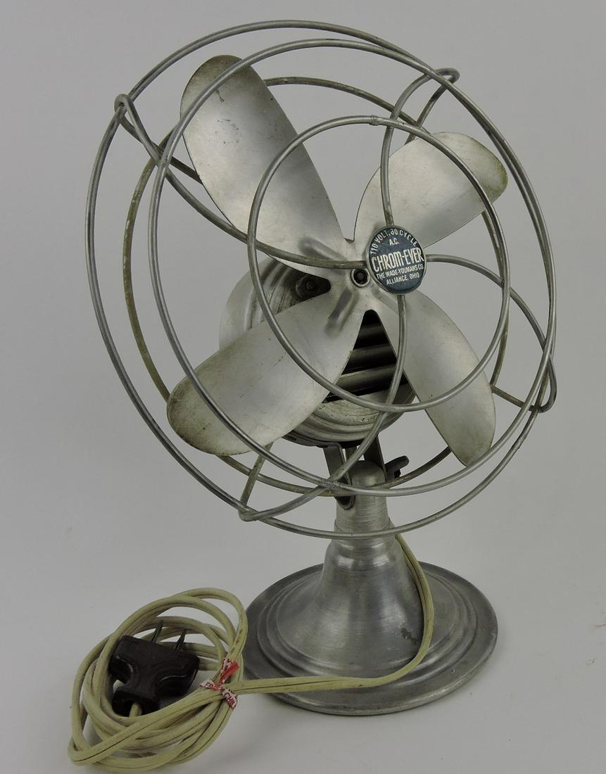 Chrome-Ever MCM fan 8 1/2"d: .