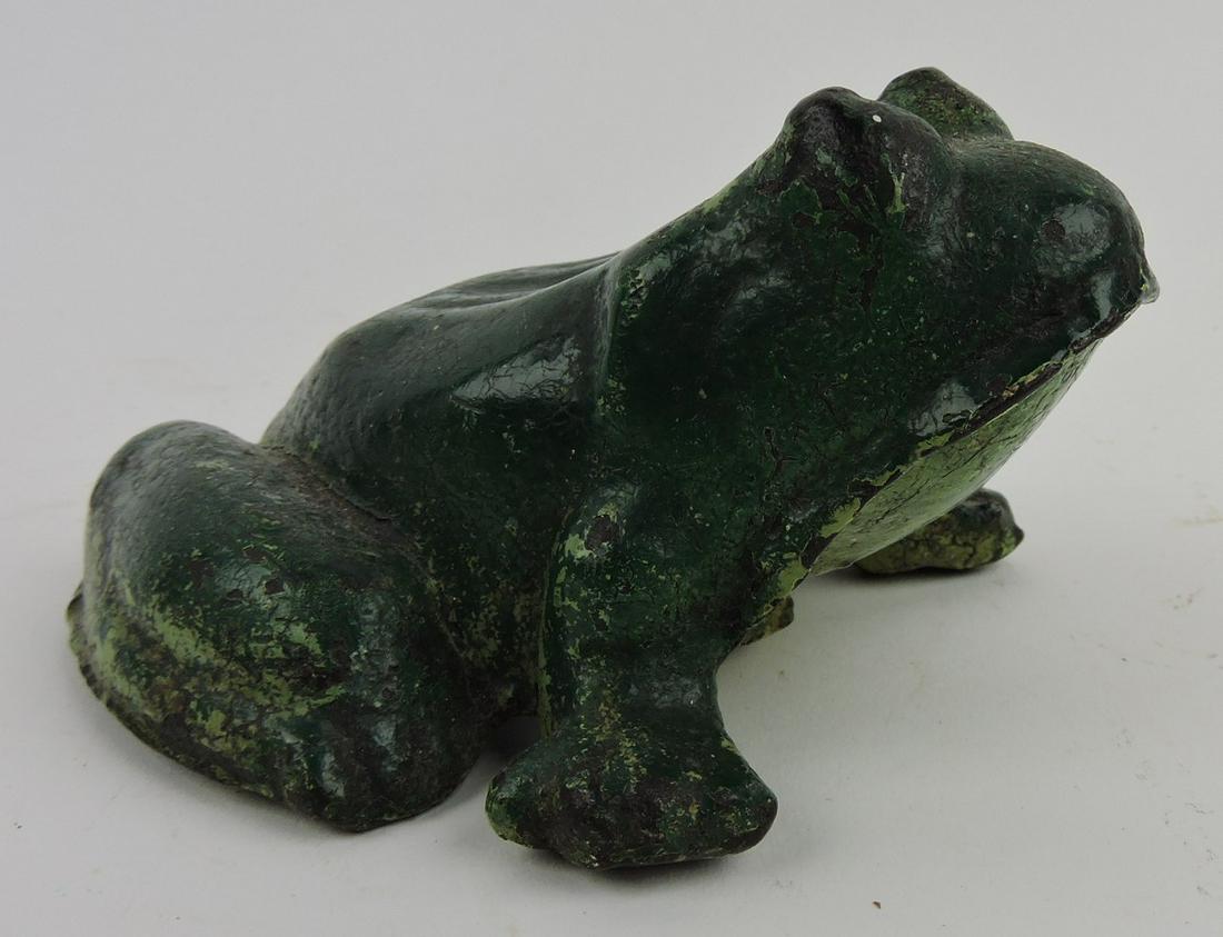 Cast iron frog door stop, 5": .