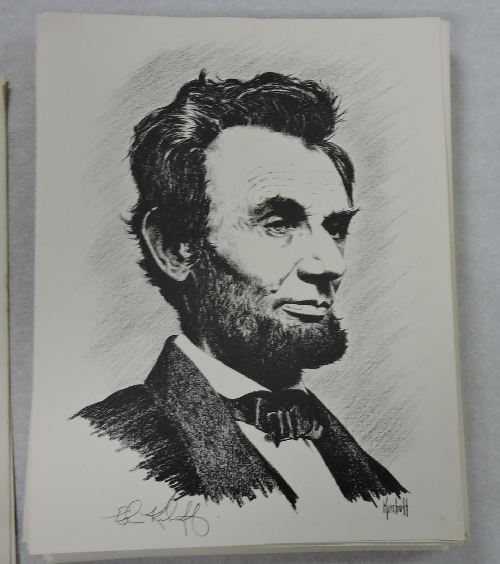 Box of Elmer Kirchoff Lincoln prints (1 of 1)