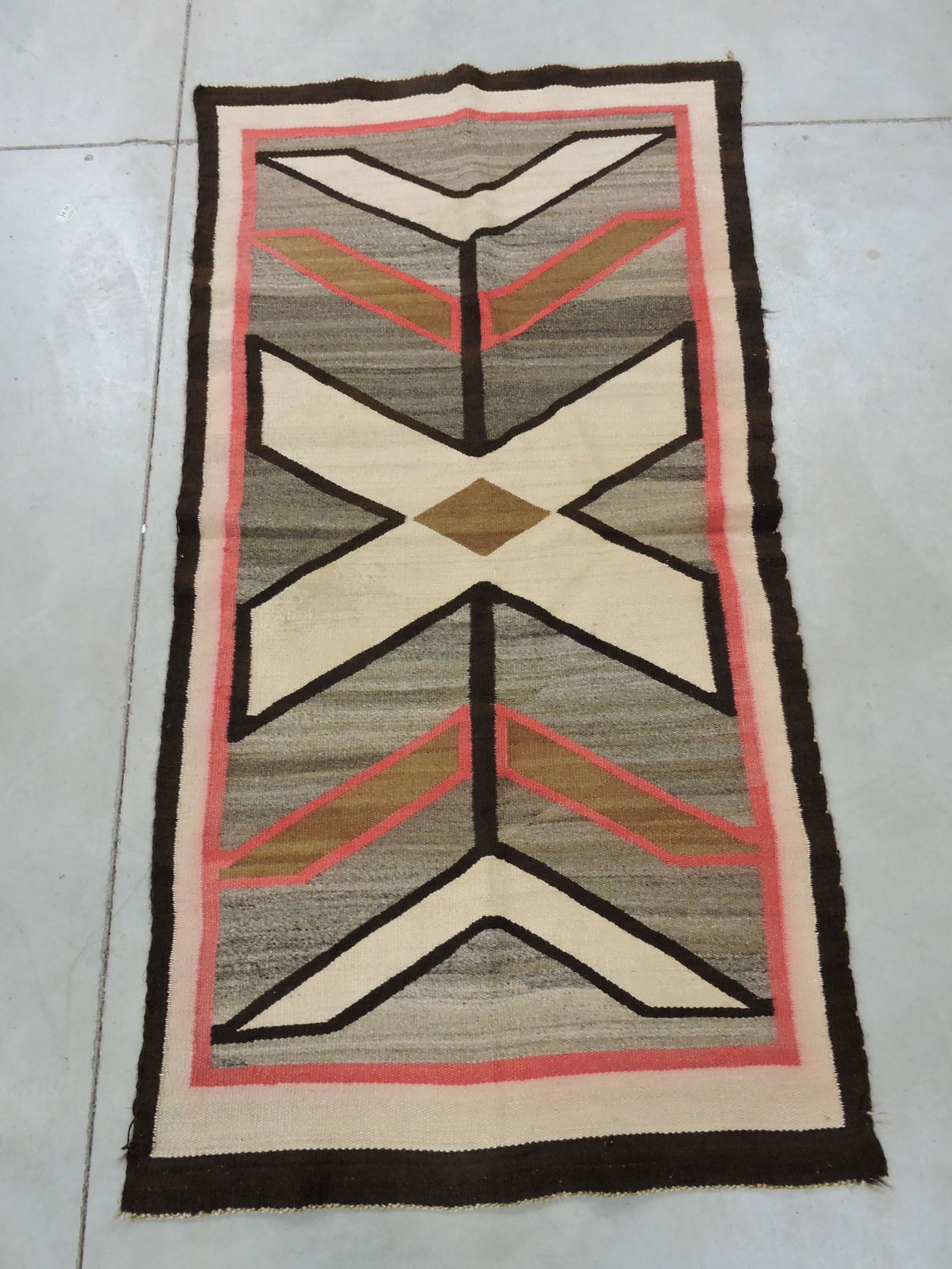 American Indian Navajo rug, 5'8"x3" (1 of 1)