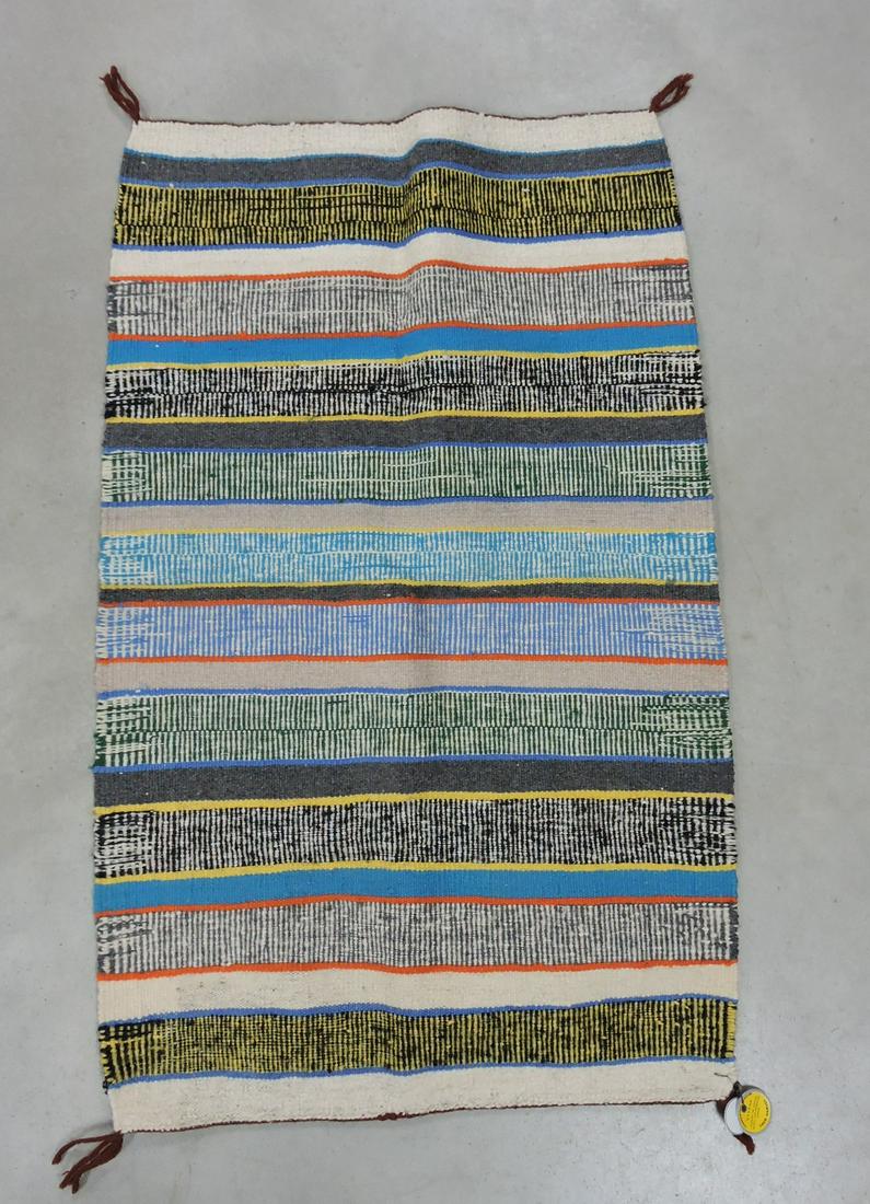 American Indian Navajo rug, 3, tagged Fred Harvey (1 of 1)