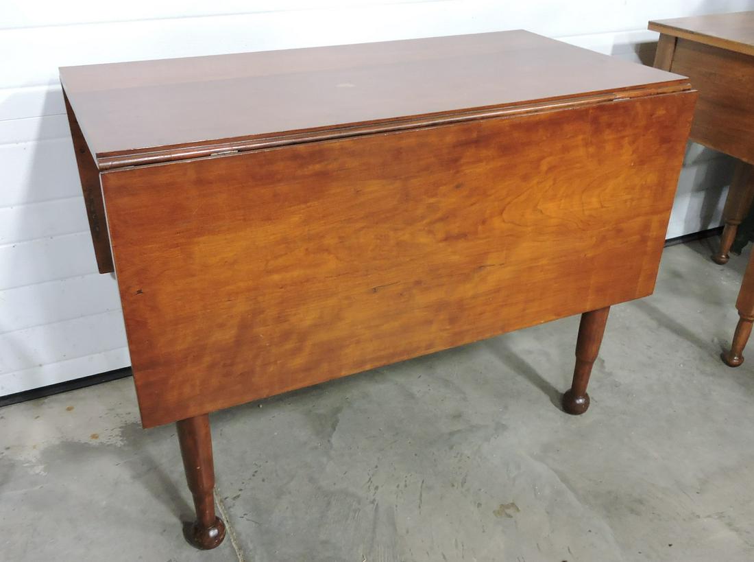 Early cherry drop leaf table, 29"h, 39"l (1 of 2)