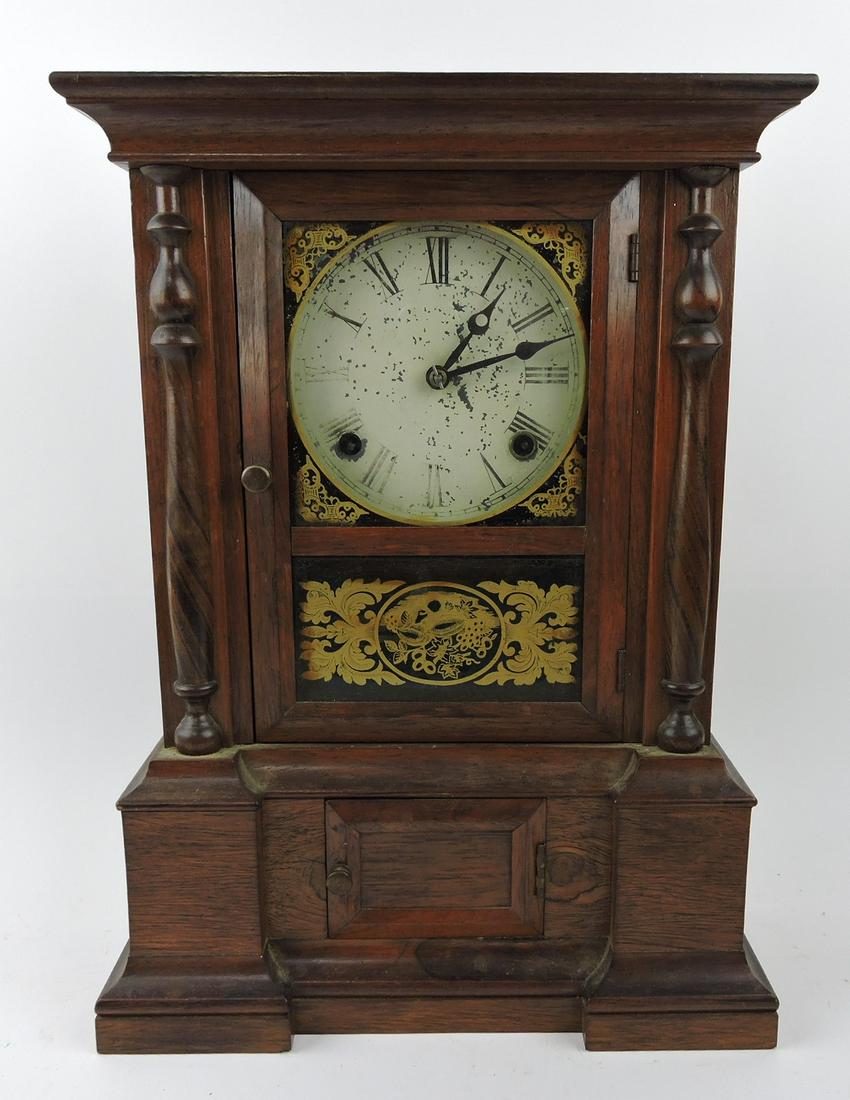 Atkins Clock Co. shelf clock, 16 1/2", (1 of 1)