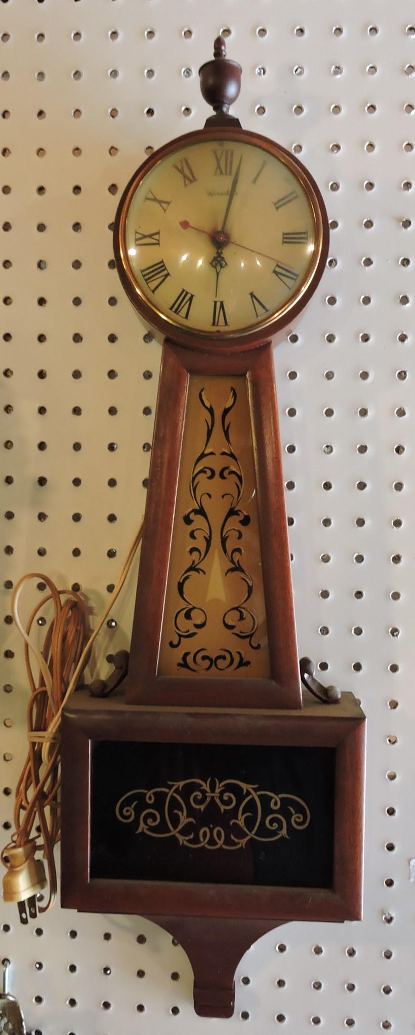 Herschede electric banjo clock, 25" (1 of 1)