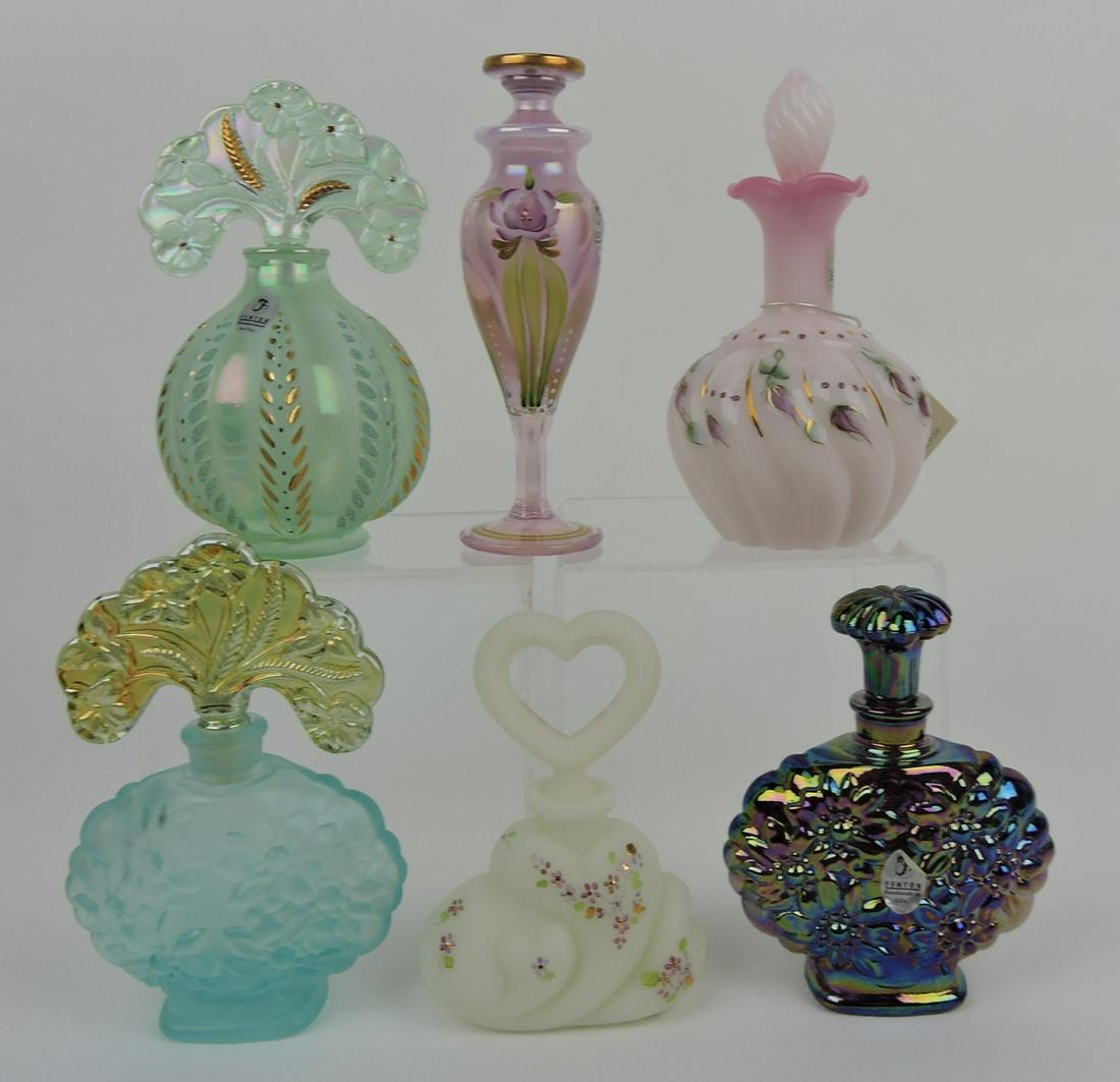 Fenton lot of 6 perfume bottles (1 of 1)