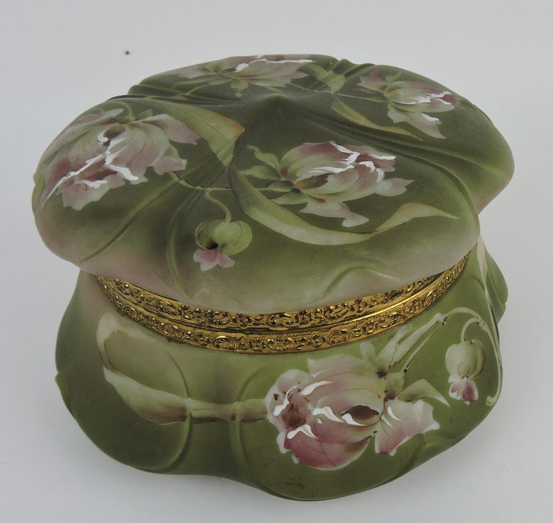 Nakara signed large dresser box with (1 of 2)