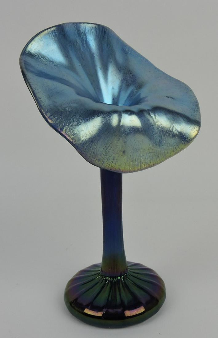Studio art glass blue iridescent (1 of 1)