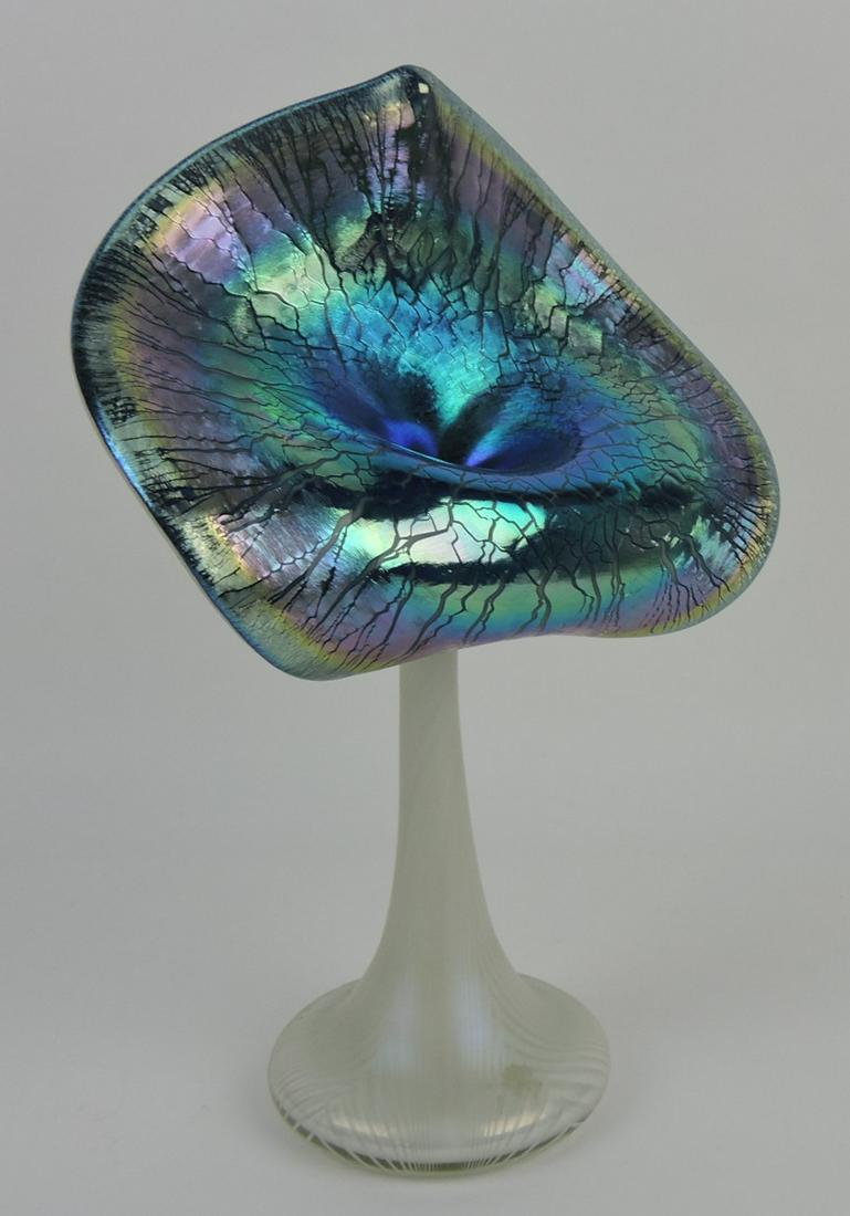 Abelman signed iridescent art glass (1 of 1)